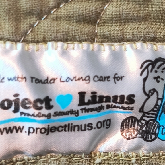 Project Linus Sock Monkey Playing Sports Quilted Baby Blanket - Picture 3 of 5